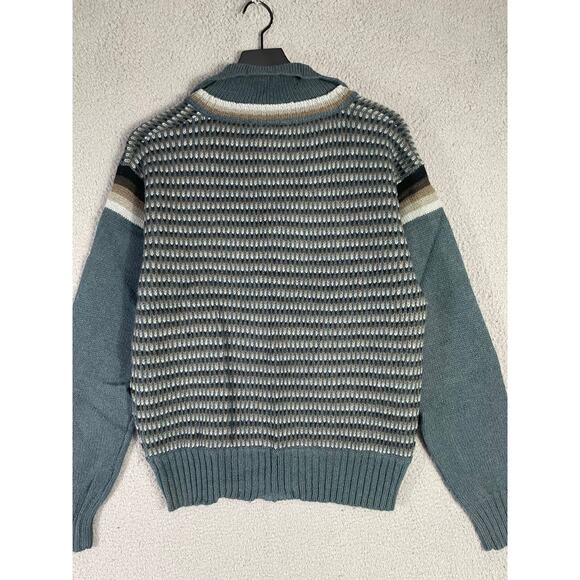 Renee Tener Outlander 100%‎ Wool Sweater V-Neck Pullover Made in Hong Kong M - Picture 7 of 8